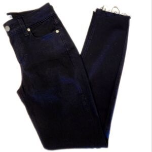 Paige Verdugo Ankle Nisha Night (Black) Destructed Skinny Jeans, 25